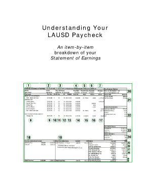 Pay stub lausd. View Your Paystub On-Line! You can now view your paystub on-line using the Employee Service Center (ESS)! Remember that as of February 23, 2012, all employees with … 