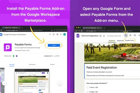 Payable Google Forms AddOn