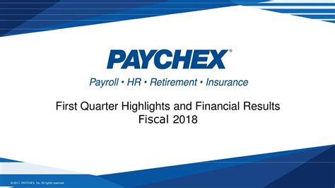 Paychex: Fiscal Q1 Earnings Snapshot