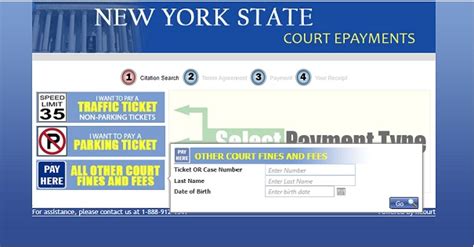 Paycourtonline com ny. Payments may be made online at www.paycourtonline.com or by calling 1-888-912-1541. You will need your case or ticket number as part of your identifying information. This is a service provided by a company other than the court and a convenience fee is applied. 
