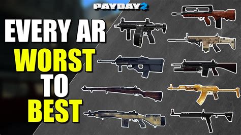 PAYDAY: The Web Series; PAYDAY 2: The Official Soundtrack; A Merry Payday Christmas; ... Weapons (Payday 2), Assault Rifles. Primary weapons (Payday 2) Category page. Edit Edit source View history ... Take your favorite fandoms with you and never miss a …. 