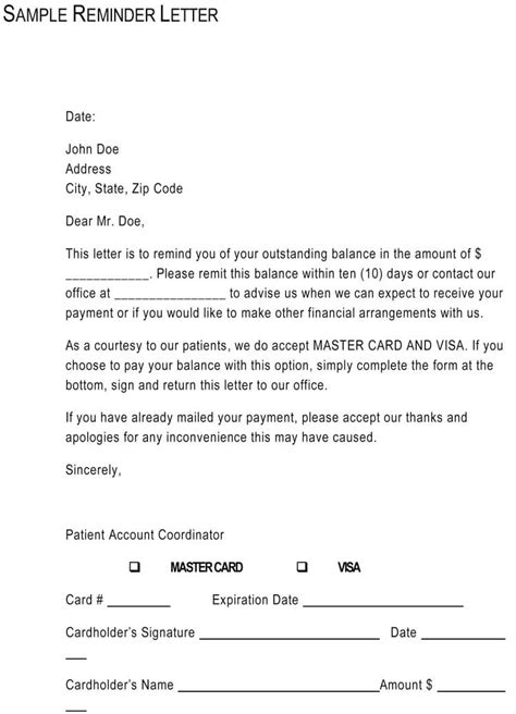 Payment Reminder Letter How To Write Samples Examples