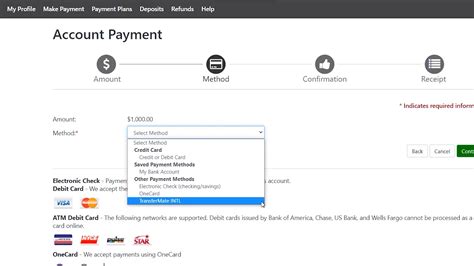 Payment options for international students.  Just select TransferMate from the Payment Metho...