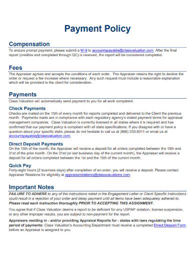 Payment policy examples. 5 &mdash; Three-tier model strategy for optimal performance �...