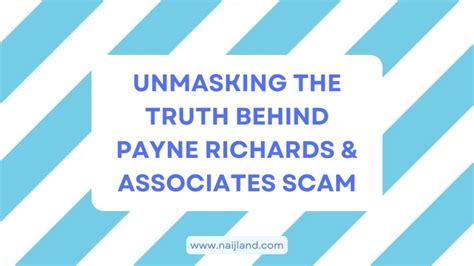 Payne richards and associates scam. Things To Know About Payne richards and associates scam. 