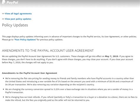 Paypal policy update reddit.  No more complaining about PayPal policy and...