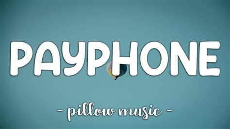Payphone 가사 Song