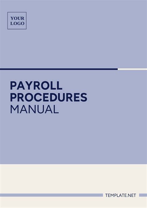 Payroll Manual Template