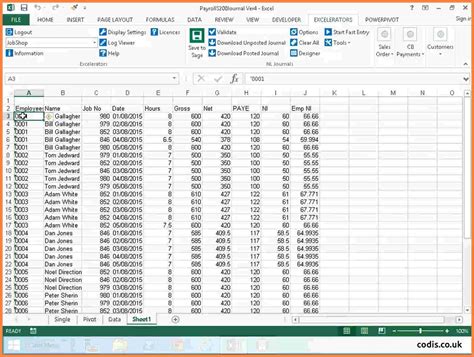 Payroll Spreadsheet Example pertaining to Payroll Sheet Sample Summary