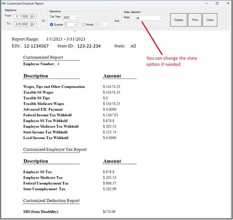 Payroll Tax Forms and Reports in ezPaycheck Software