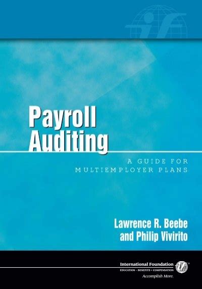 Payroll auditing a guide for multiemployer plans. - Jorge el curioso monta en bicicleta.