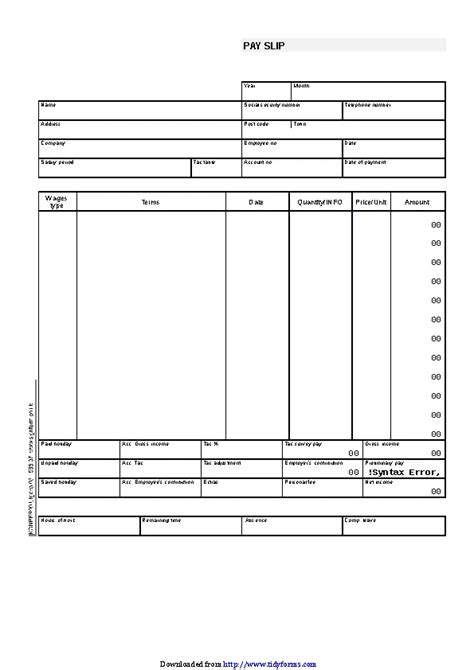 Payslip - PDFSimpli