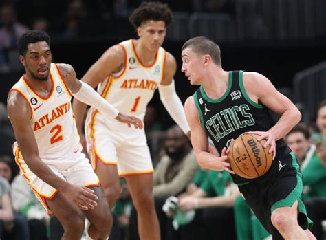 Payton Pritchard records first triple-double, Celtics make 25 3-pointers in season-ending win over Hawks