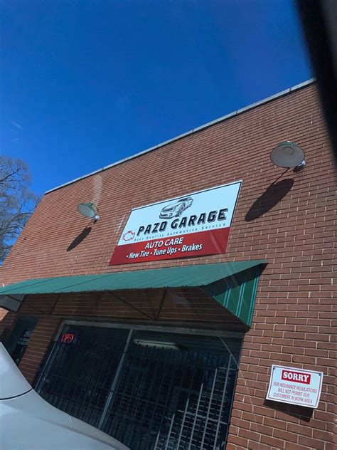 Pazo garage. Pazo Garage is located at 2514 W Sugar Creek Rd in Charlotte, North Carolina 28262. Pazo Garage can be contacted via phone at (980) 237-7862 for pricing, hours and directions. 
