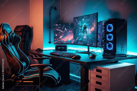 Pc Gaming Setup Pictures, Images and Stock Photos