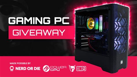 Pc giveaway. The “The Yong Gaming PC Setup Giveaway” Sweepstakes (the “Sweepstakes”) is Worldwide (International) but only intended for legal residents of countries that are deemed legal to participate. This Giveaway shall only be administered and assessed according to applicable State and U.S. law as this is the location of the … 
