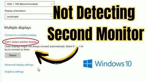 Pc not detecting second monitor.  Not only that, but it also gives Windows provides yo...