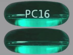 BLUE OVAL Pill with imprint pc16 capsule, liquid filled for treatment of with Adverse Reactions & Drug Interactions supplied by OVAL BLUE pc16 Images - Ibuprofen - ibuprofen - NDC 37012-745-80 Pill Sync. 