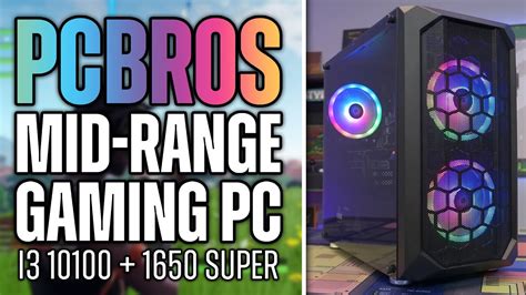 Pcbros - Here's a ToastyBros special! This is our "Entry/Mid Range Gaming PC", however it packs quite a lot of power with the latest Intel i3 10100 4 Core 8 Thread pr...