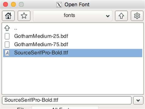 Pcf font download.  Jun 29, 2025 · CircuitPython supports two font fo...