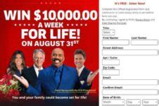 Win $2,500,000 Plus $2,500 A Week for Life. Claim a free bonus entry to win $2,500,000.00 Upfront Plus $2,500.00 A Week for Life during our June 30th Special Early Look event. If a matching winning number is not returned we'll award a $1 Million base prize instead. Enter.