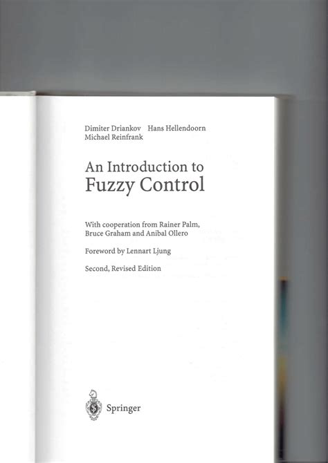 Pdf An Introduction To Fuzzy Control