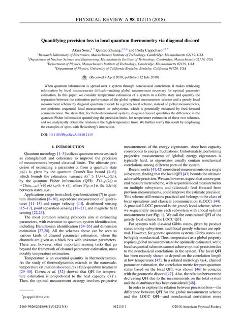 Pdf Diagonal Quantum Discord