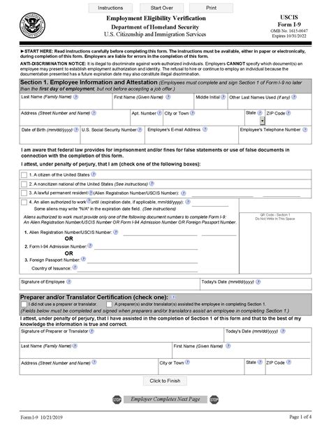 Pdf Fillable Form 940 I9 Form 2023 Printable