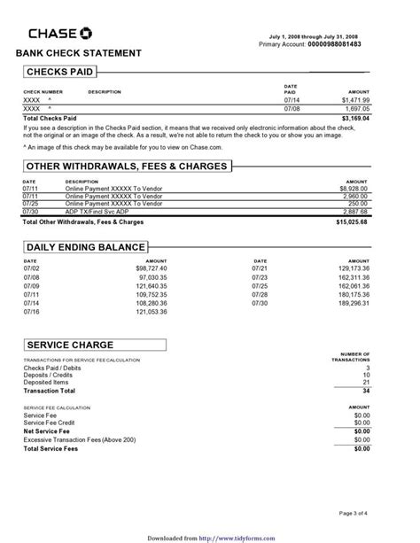Pdf Printable Fake Bank Statement Customize and Print