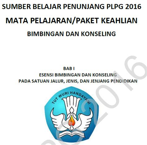 Pdf bimbingan dan konseling plpg 2016 【Video viral】