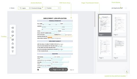 Pdf form builder.  Use this when you must use an existing PDF form (customer, GC, regulatory...