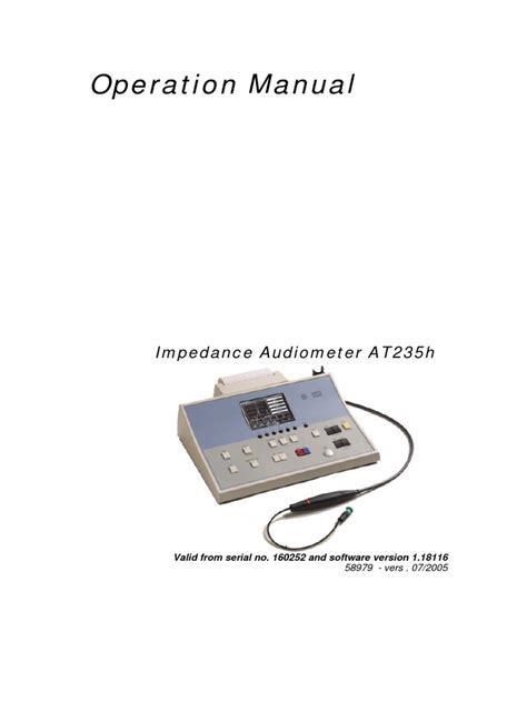 Pdf impedance audiometer at235 service manual. - The vision retreat set a facilitator apos s guide.