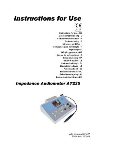 Pdf impedanz audiometer at235 service handbuch. - Famous regiments of the british army a pictorial guide and.