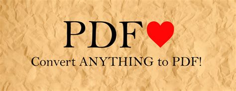 Pdf lover. 1 To PDF. As the name suggests, this online converter designed to help you convert files to PDF, including Word, images, XPS, etc. It is an extremely easy-to-use online tool that does a few things very well. + Features. Very easy to use – providing a straight forward step for PDF conversion. Web-based – no need to download a program to your ... 