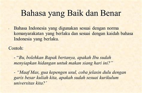 Pdf makalah penggunaan bahasa indonesia yang baik dan benar