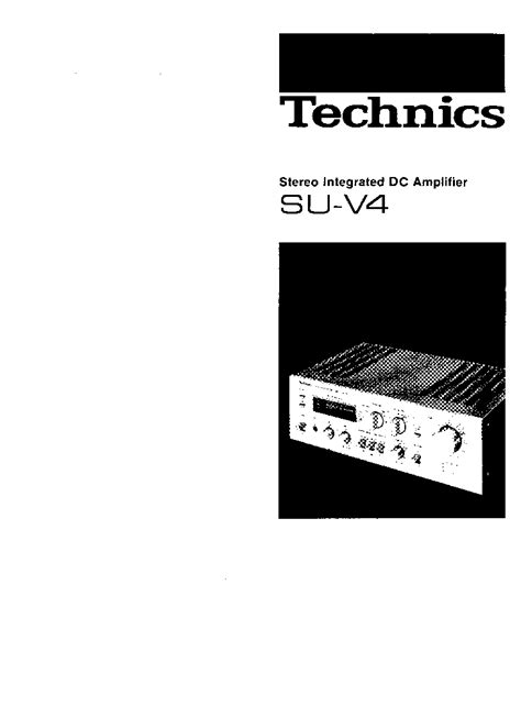 Pdf manual technics su v4 user guide. - Getting naked later a guide for the fully clothed.