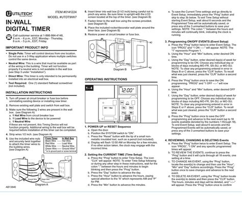 Pdf manual utilitech timer user guide. - Story guide for the iditarod dream.