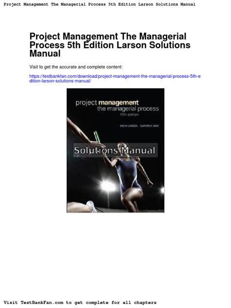 Pdf project management 5th edition larson solutions manual. - Escala de idioma preescolar 4 manual de puntuación en español.