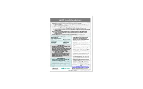 Pdgm comorbidity adjustment table.  There PDGM - Comorbidity Coding 30-day periods o...