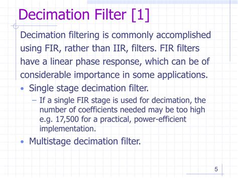 Pdm decimation filter.  The decimation filters are designed to filter out this noise, leav...