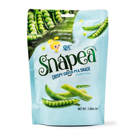 Pea snacks. 1 Mix Parmesan cheese, basil, oregano and pepper in large resealable plastic bag. Set aside. Beat egg and garlic powder in medium bowl. Add sugar snap peas to egg mixture; toss to coat well. Using a slotted spoon, remove sugar snap peas and add to cheese mixture in bag; shake to coat well. 2 Arrange sugar snap peas in single layer on large foil ... 