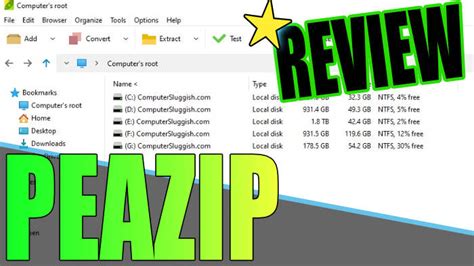PeaZip Review A Free File Extractor 