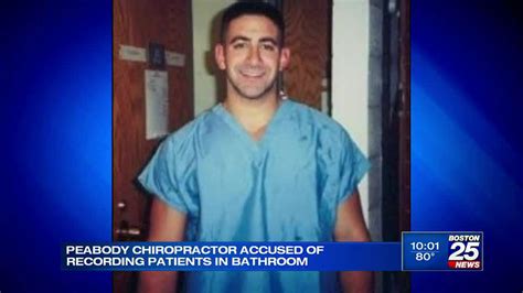 Peabody chiropractor accused of of secretly taping patients in the bathroom