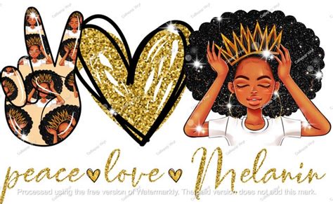 Peace Love Melanin – IMPACT PRINTS BY KAY