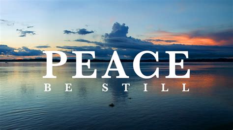 Peace be still. Things To Know About Peace be still. 