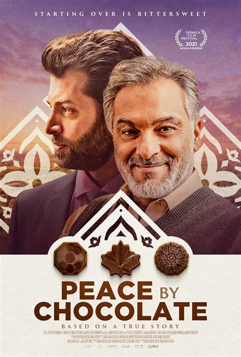 Peace by chocolate. After the bombing of his father's chocolate factory, a charming young Syrian refugee struggles to settle into his new Canadian small-town life, caught betwee... 