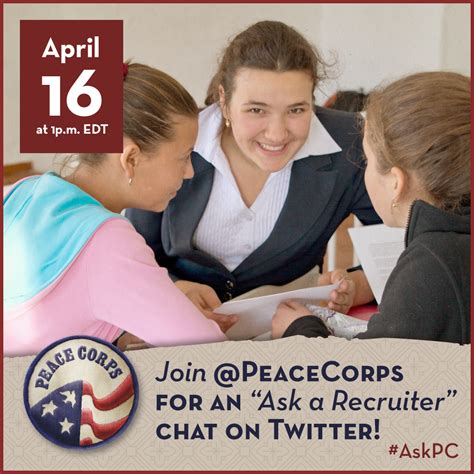 Email OU Peace Corps Prep coordinator Maura McAndrew at mmcandrew@ou.edu. Peace Corps website · Where do you want to serve? Find a Recruiter. Apply.. 