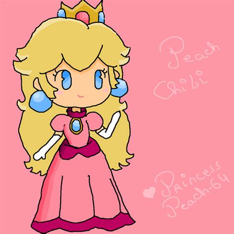 Peach Chibi by Princess-Peach-64 on DeviantArt