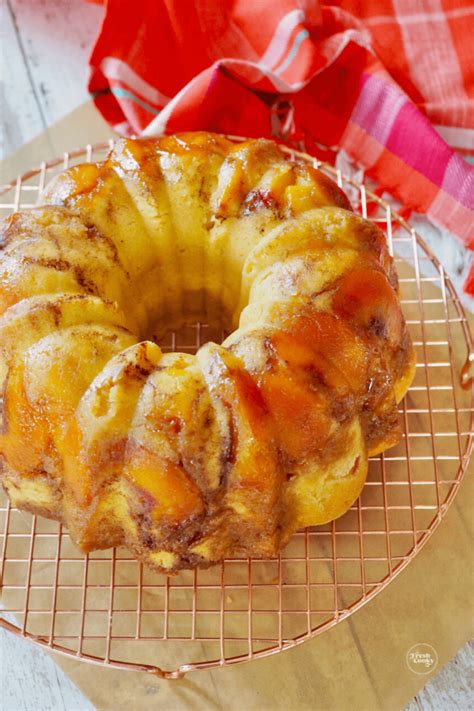 Peach Cobbler Bundt Cake Recipe - RecipesChoice