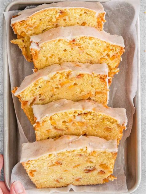 Peach Cobbler Pound Cake - To Simply Inspire